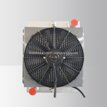 Aluminum heat exchanger with fan for sale